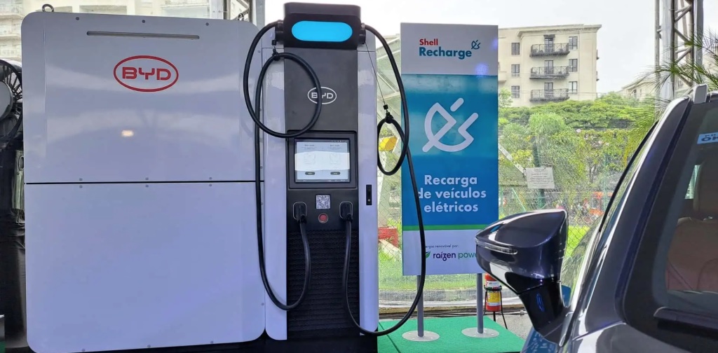 Carregamento ultrarrápido de 1 megawatt da BYD